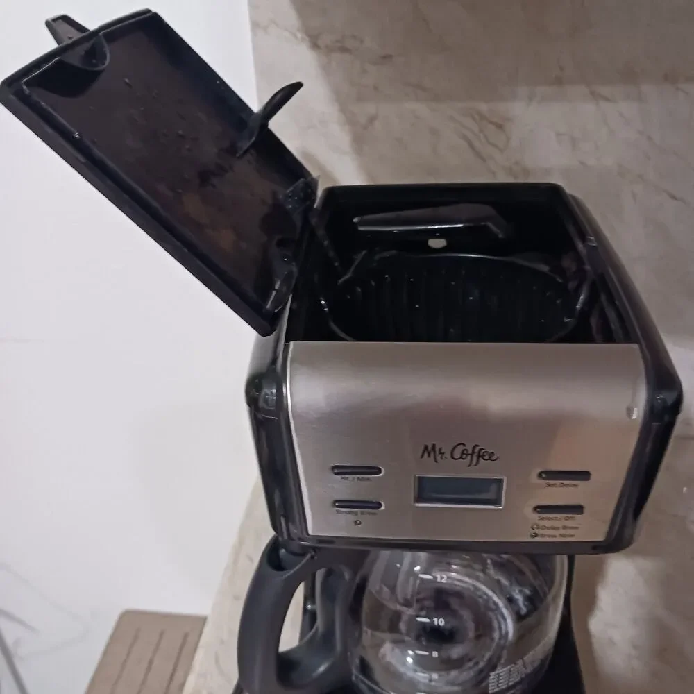 Mr.‎ Coffee Maker Stainless Steel 12-Cup Programmable w Clock Works Luxe